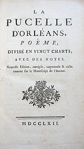 Pucelle d'Orleans 1762