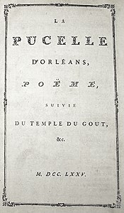 Pucelle d'Orleans 1775