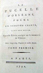 Pucelle d'Orleans 1792